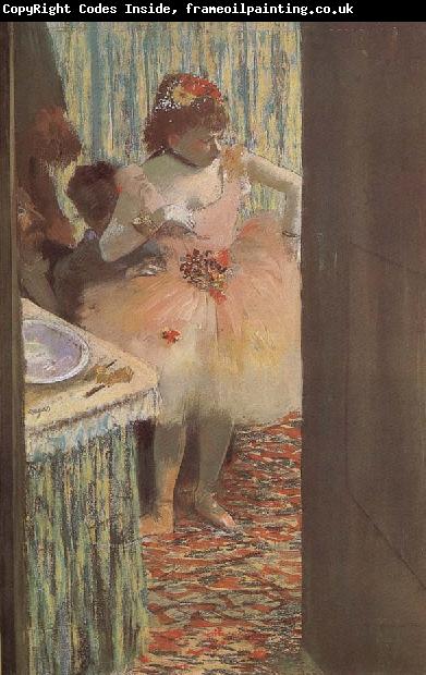Edgar Degas Dancer at the dressing room